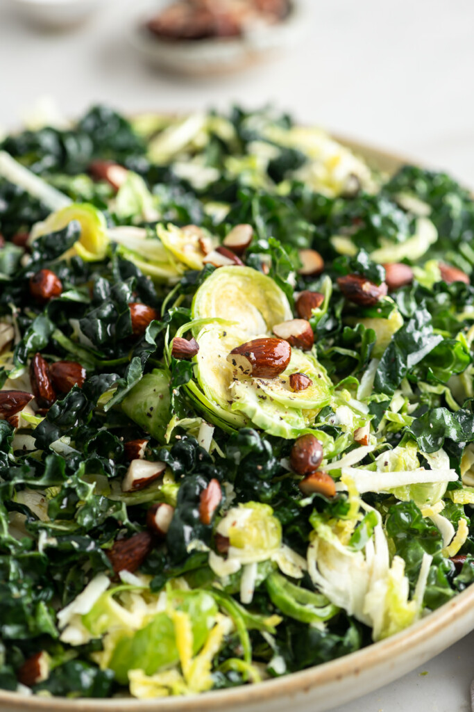 brussel sprout kale salad recipe