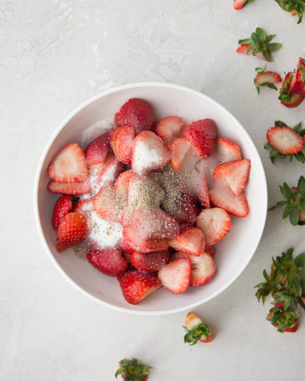 sour cream panna cotta with black pepper strawberry jam | With Spice