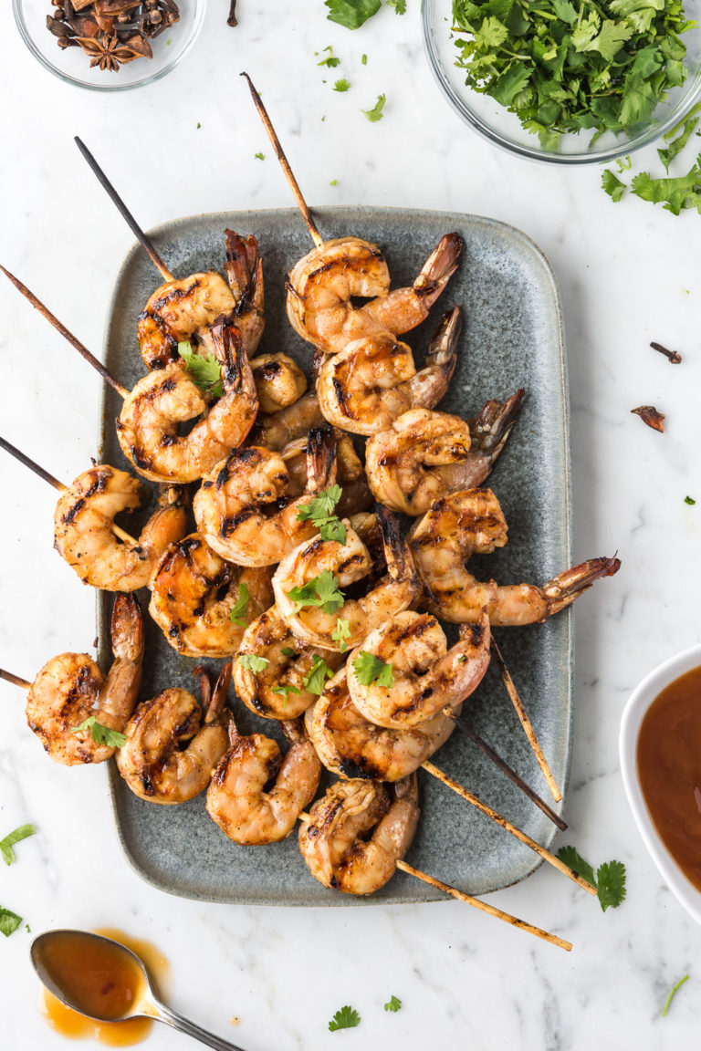 five spice grilled shrimp with sweet and sour sauce | With Spice