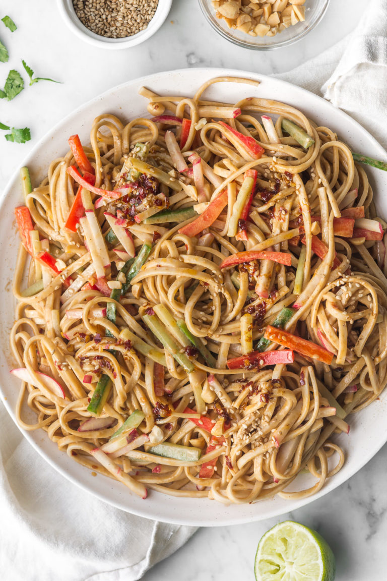 cold spicy sesame peanut noodles | With Spice