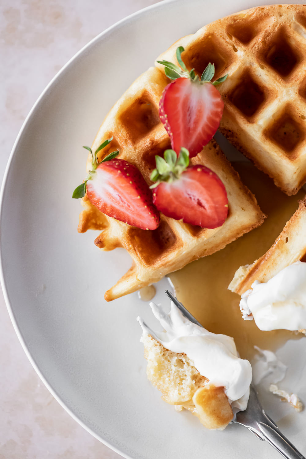 yeasted waffles with whipped maple mascarpone | With Spice