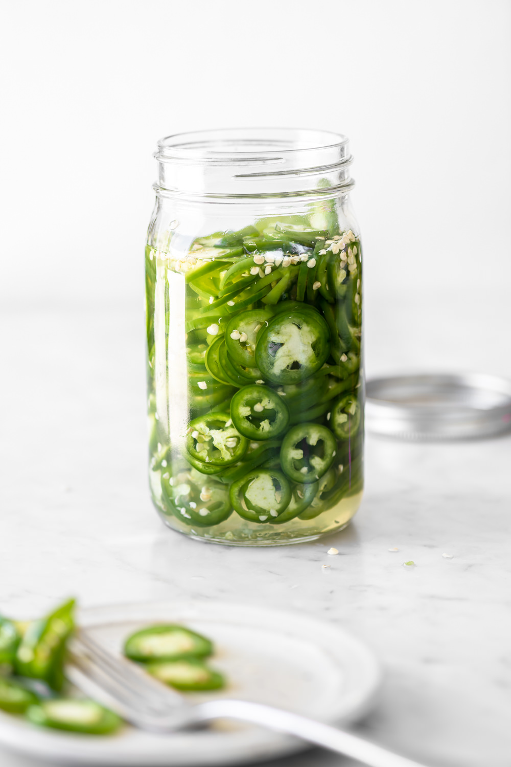 quick pickled jalapeños | With Spice