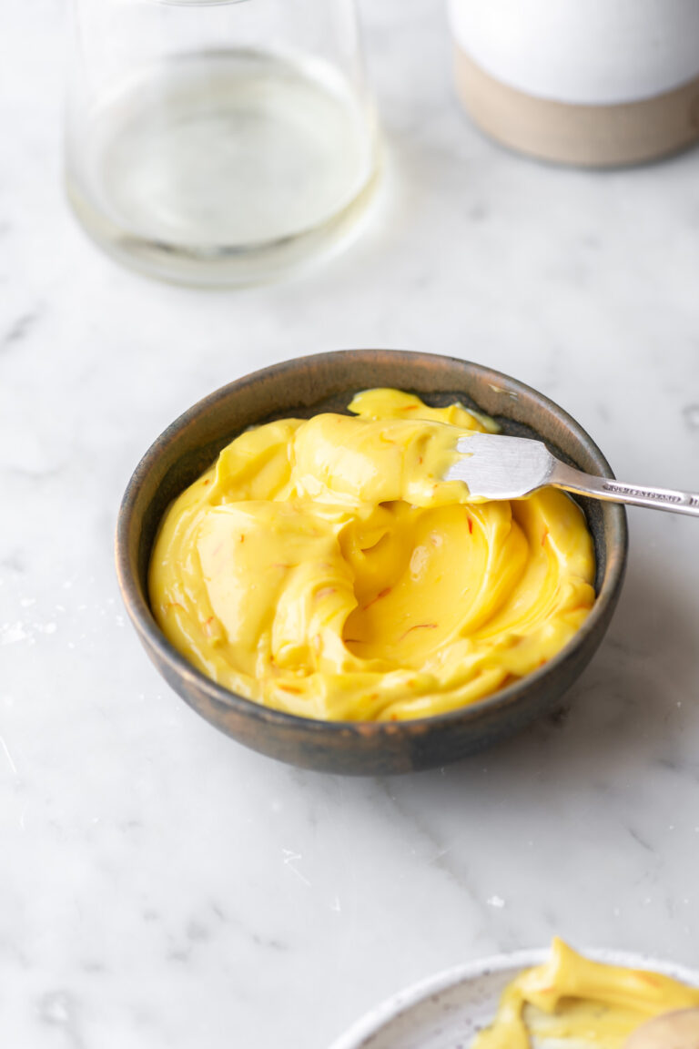 saffron aioli (and how to make a grand aioli platter) | With Spice