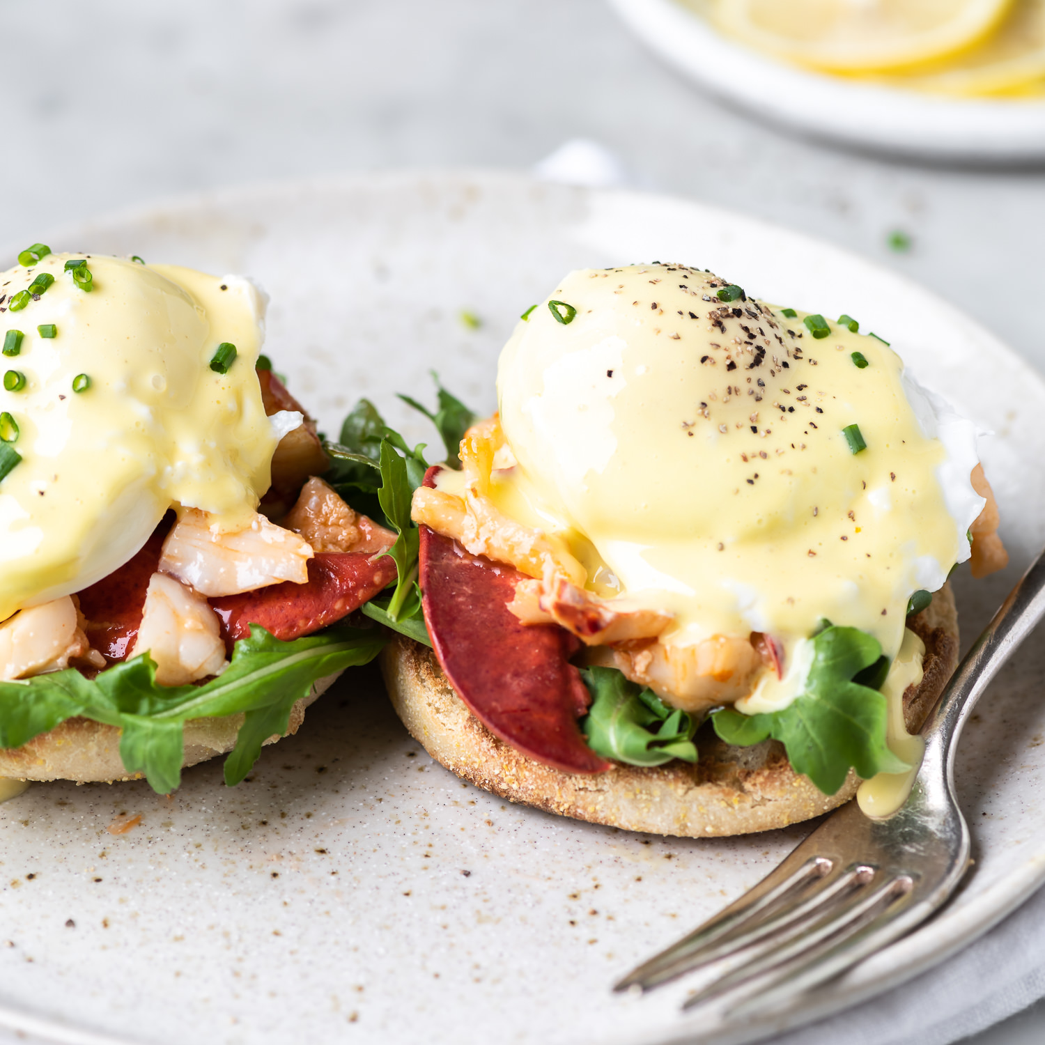 Lobster, Egg, and Avocado Breakfast Sandwich Recipe