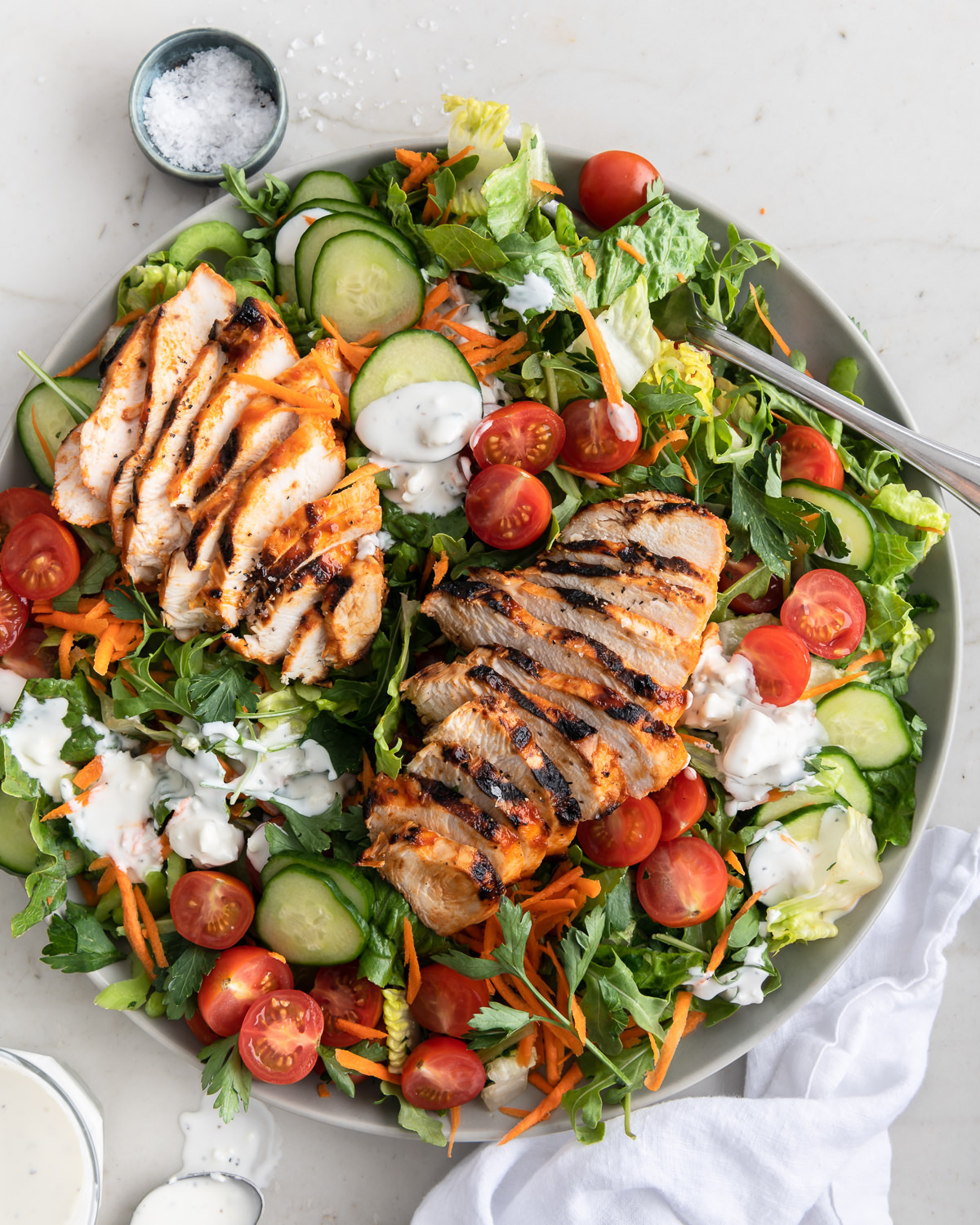 buffalo chicken salad recipe | With Spice