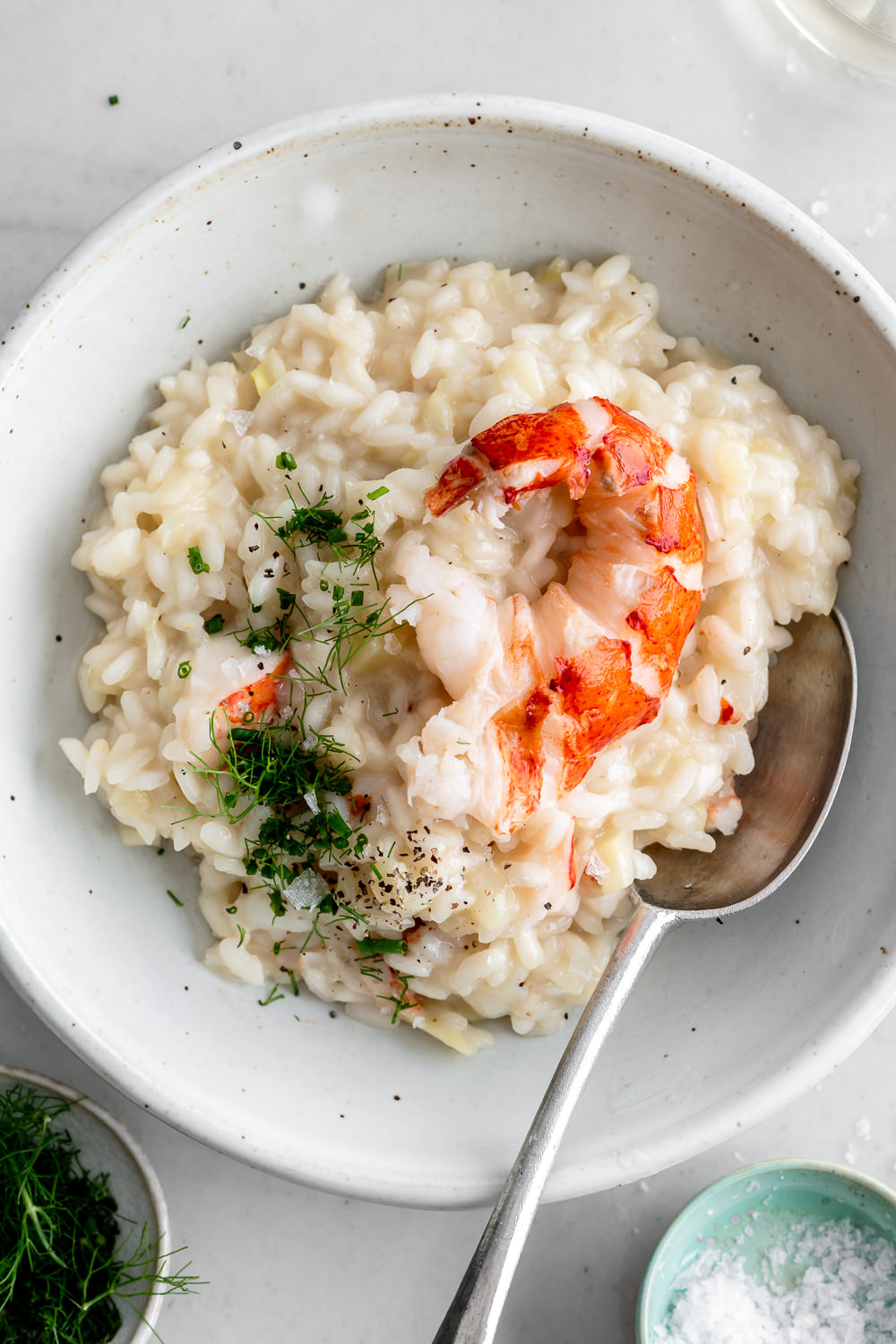 Clam Risotto with Bacon and Chives - Seafood Risotto Recipes - Rice Recipes