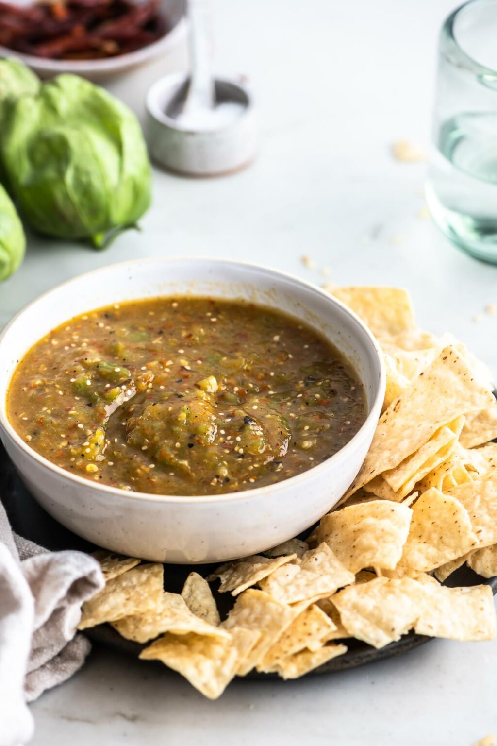 tomatillo red chili salsa | With Spice