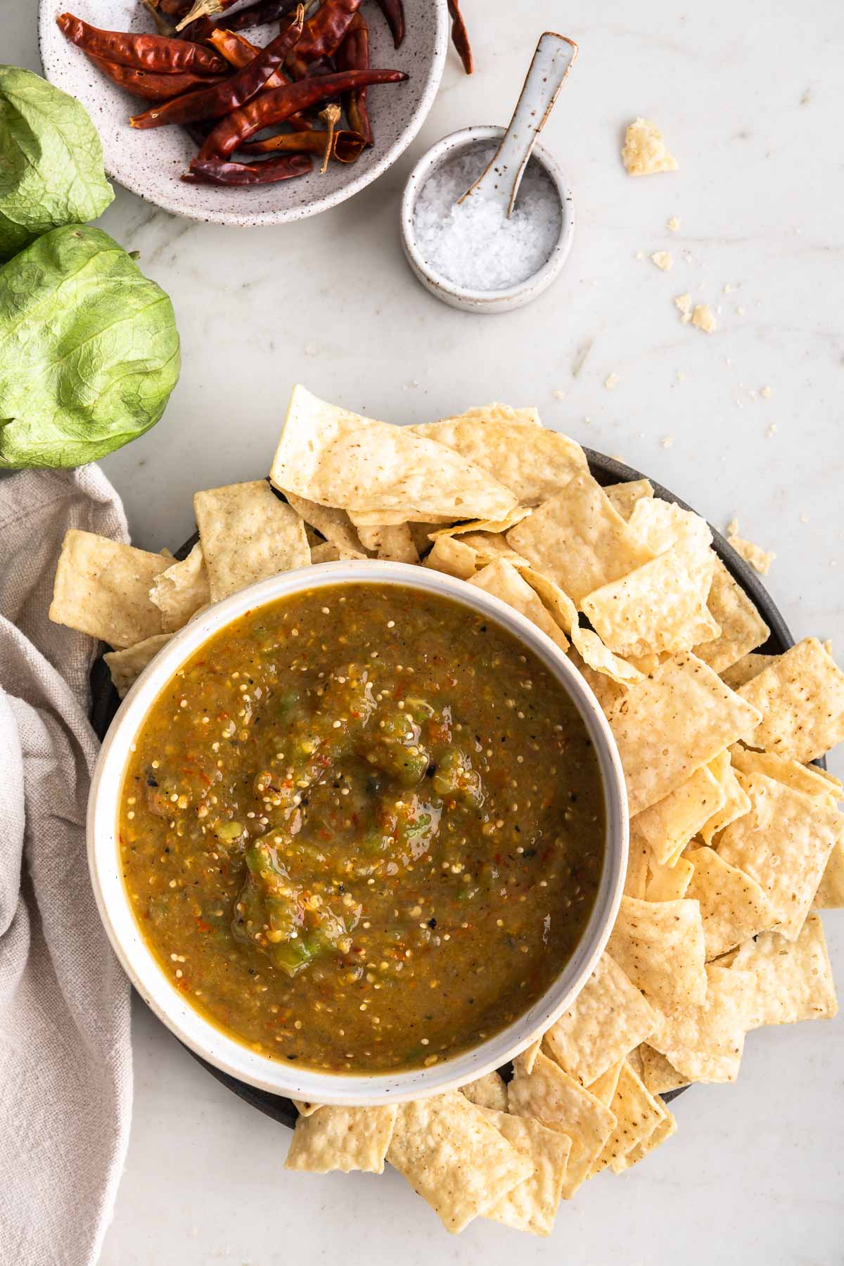 tomatillo red chili salsa | With Spice