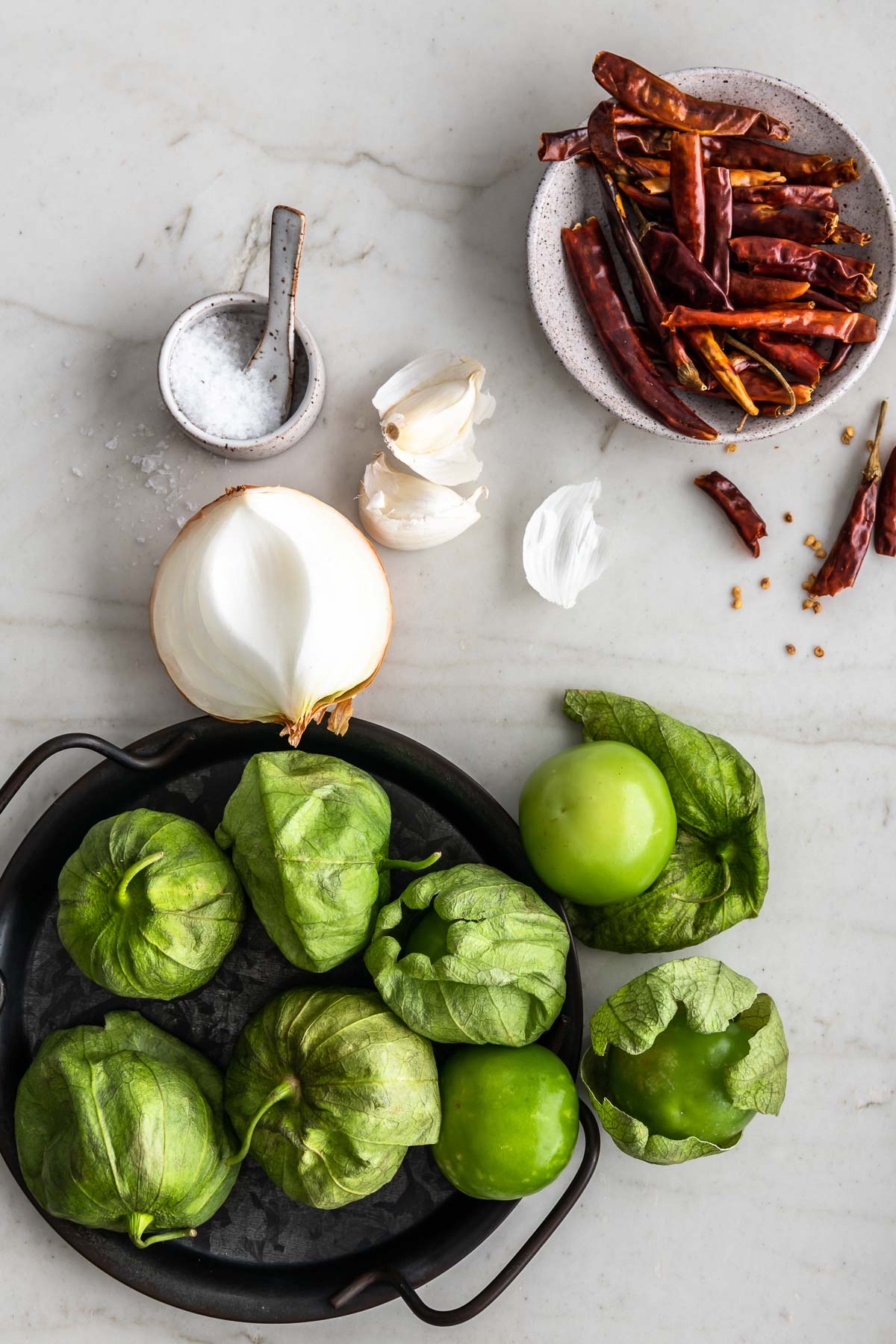 tomatillo red chili salsa | With Spice