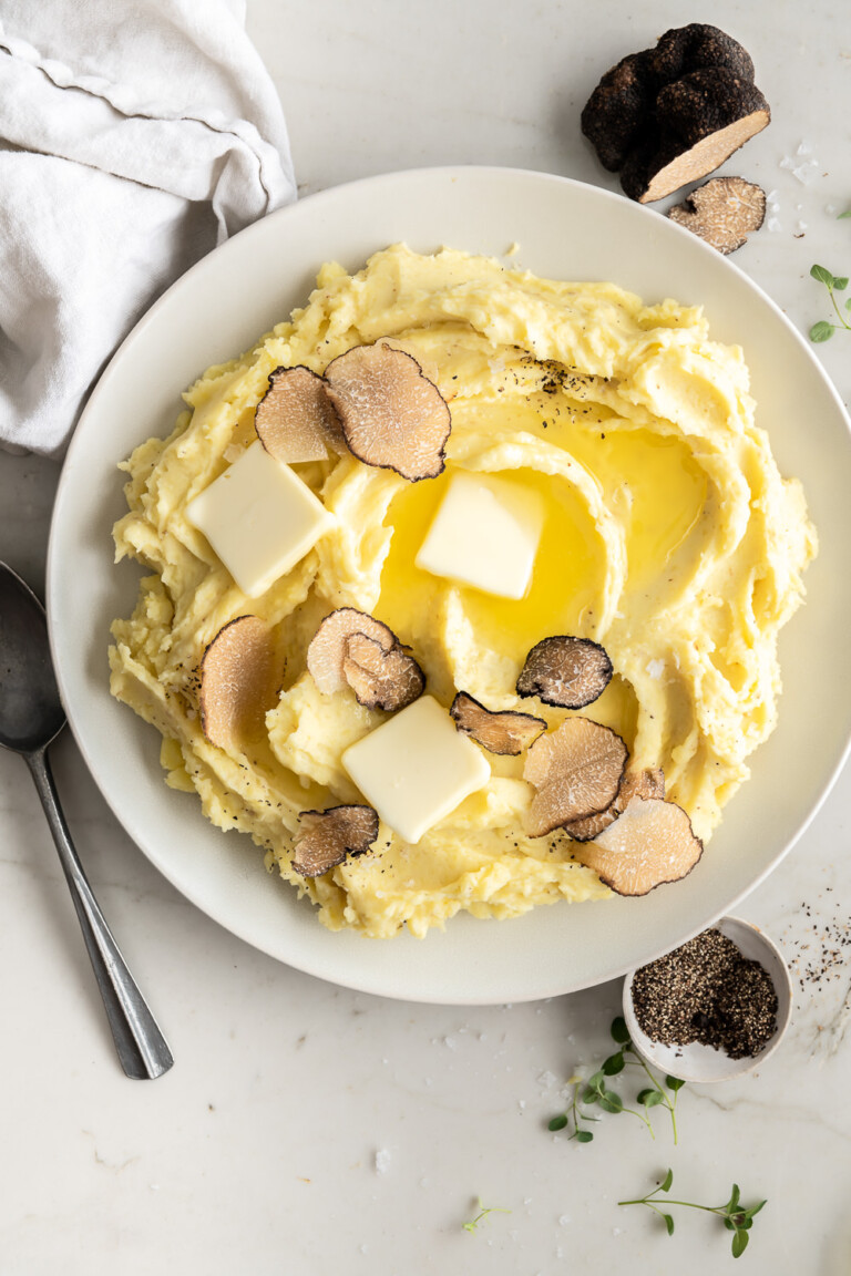 truffle mashed potatoes (buttery and creamy!) | With Spice