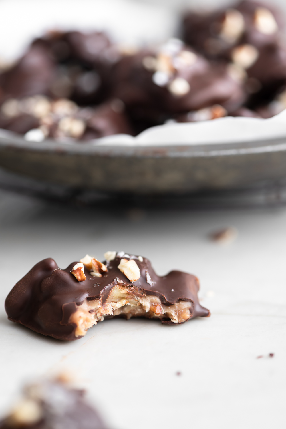 the BEST chocolate turtles recipe