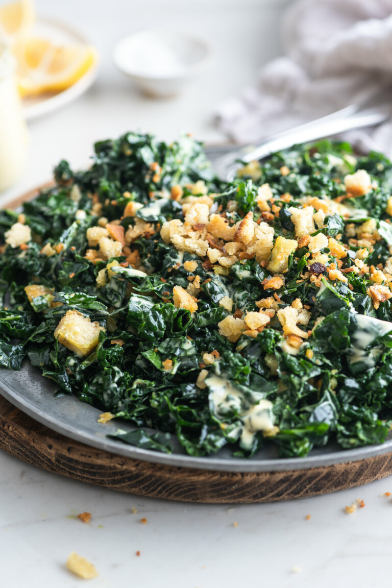 kale caesar salad | With Spice