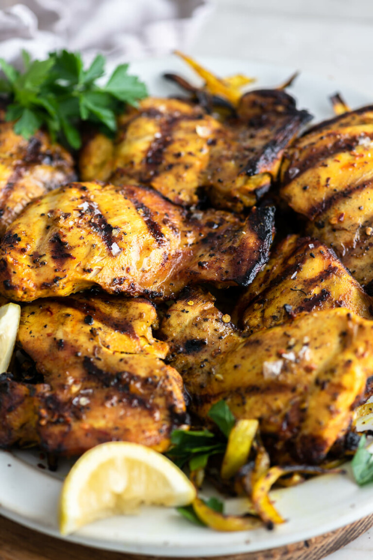 grilled turmeric chicken thighs | With Spice