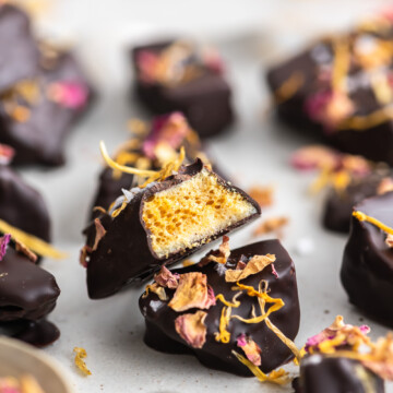 chocolate covered honeycomb candy | With Spice