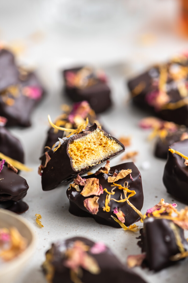 chocolate covered honeycomb candy | With Spice