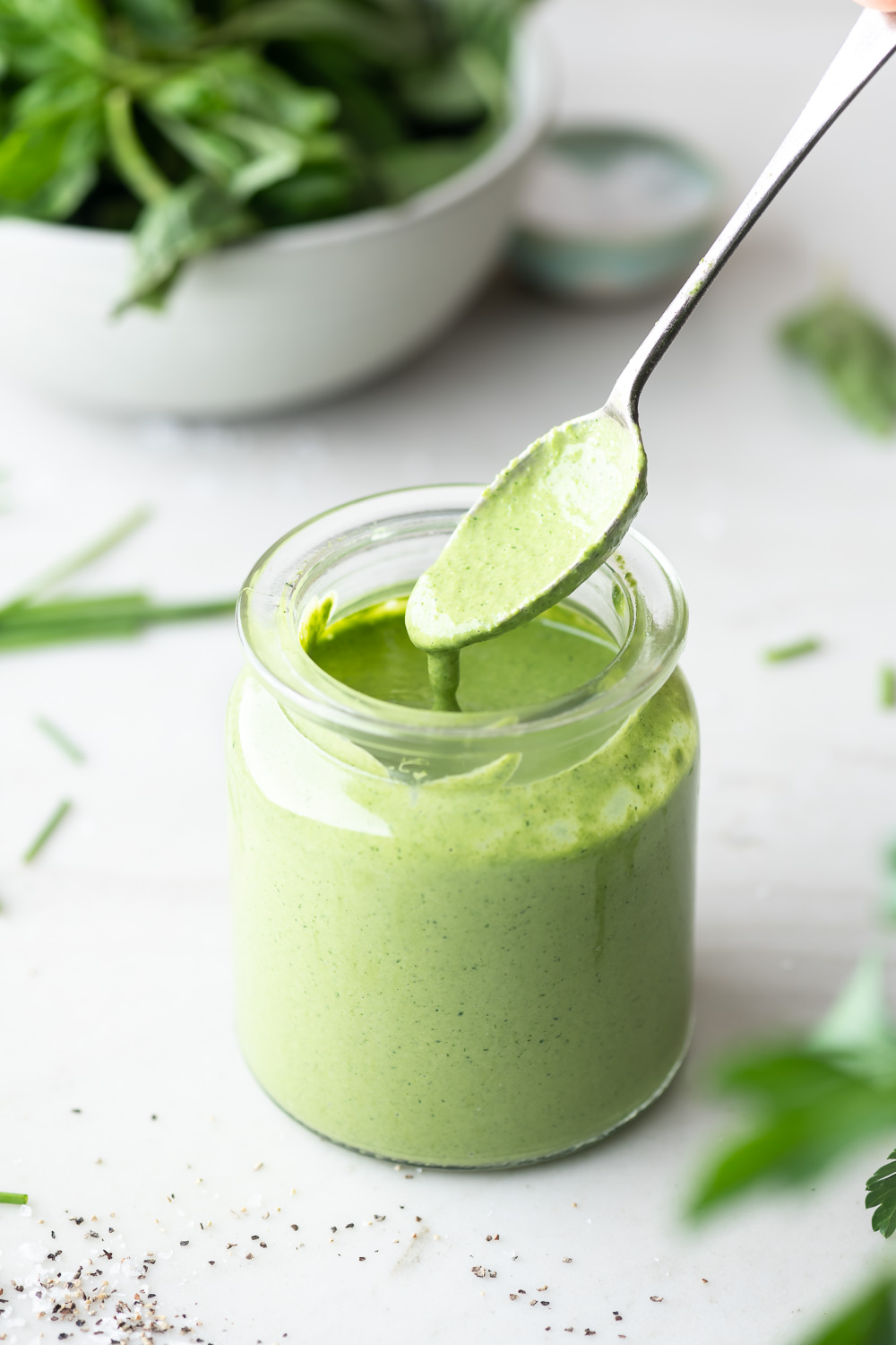 best green goddess dressing recipe | With Spice