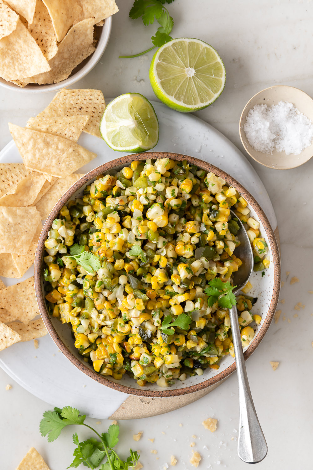 Roasted Chili Corn Salsa With Spice