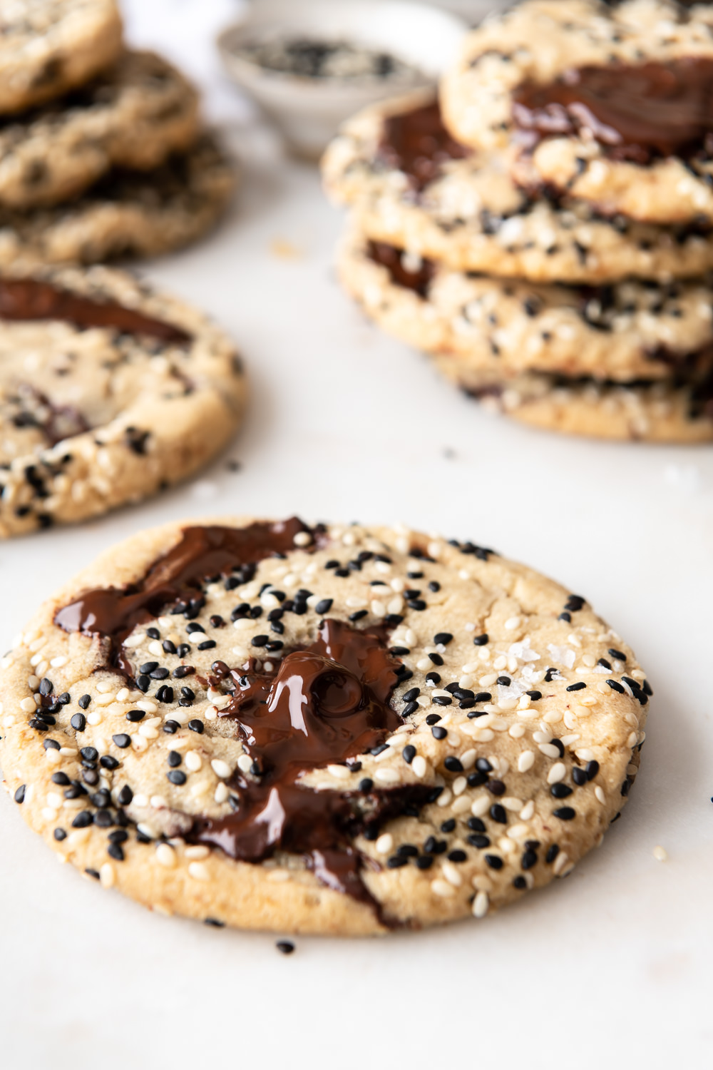 Tahini Chocolate Chip Cookies | With Spice