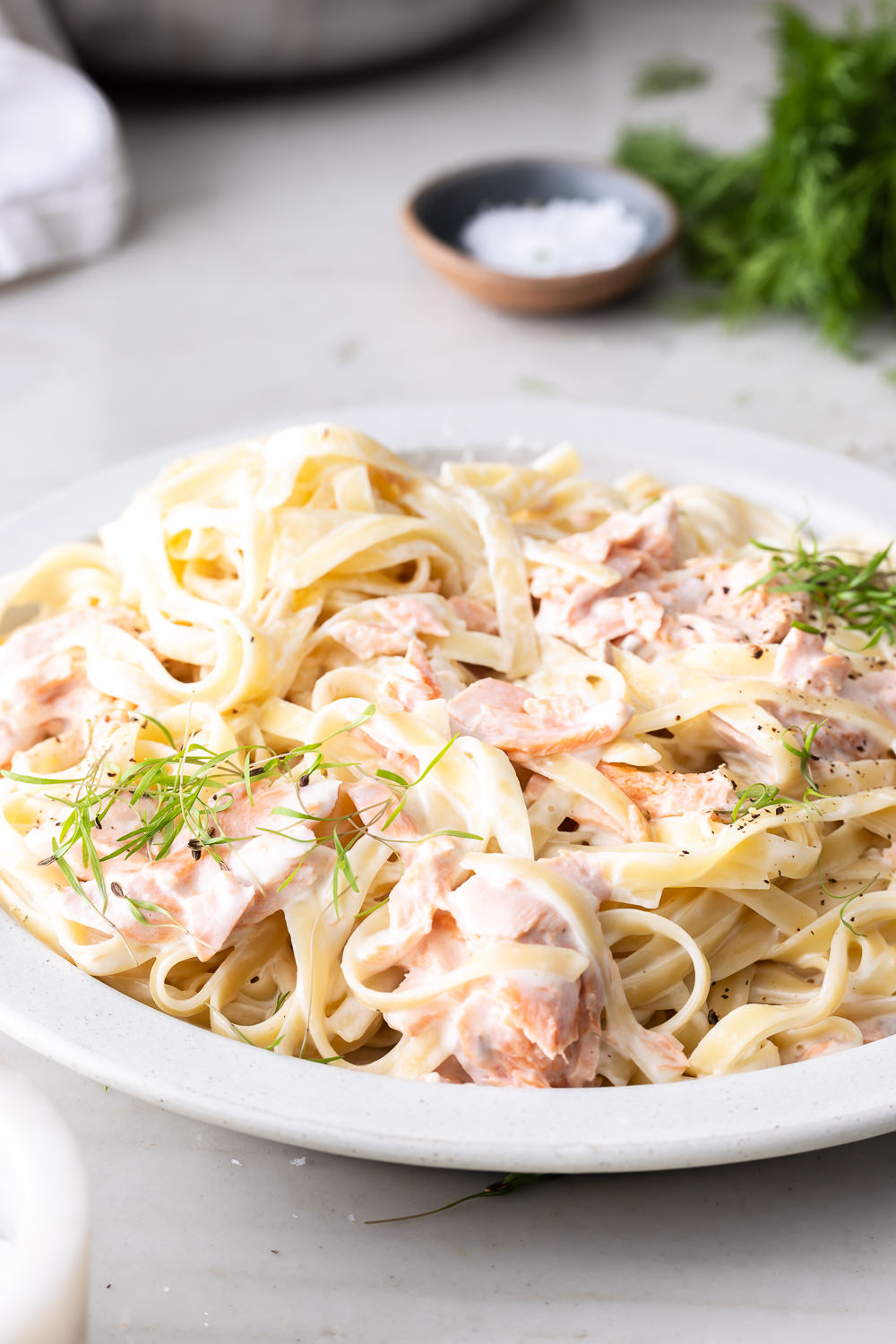 salmon alfredo | With Spice