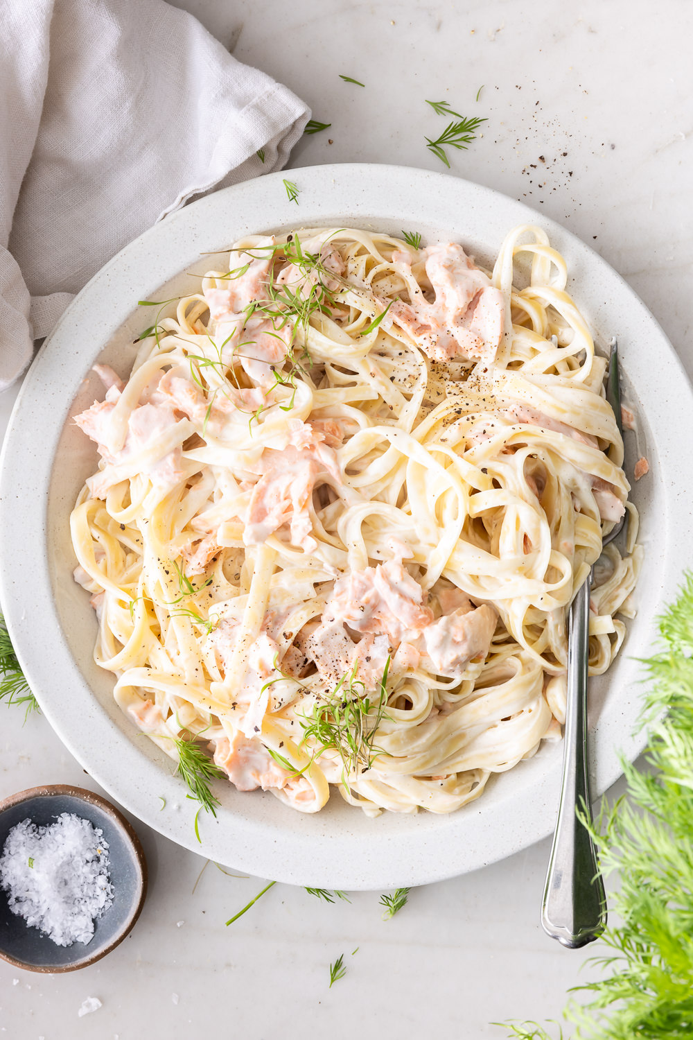 salmon alfredo | With Spice