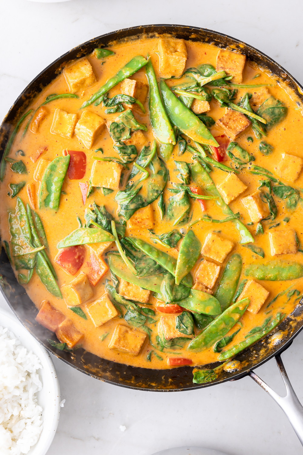 red coconut curry with tofu | With Spice