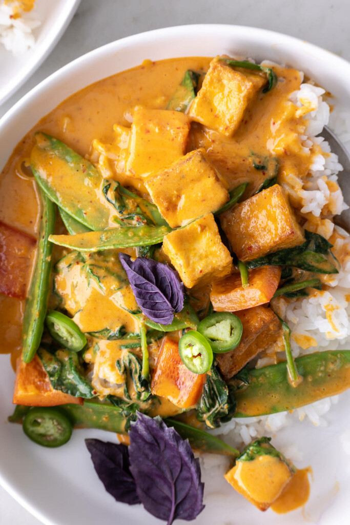 red curry tofu