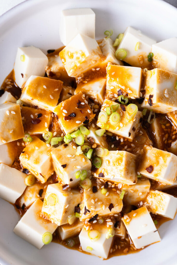 cold silken tofu recipe