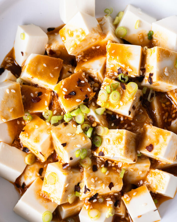 cold silken tofu recipe