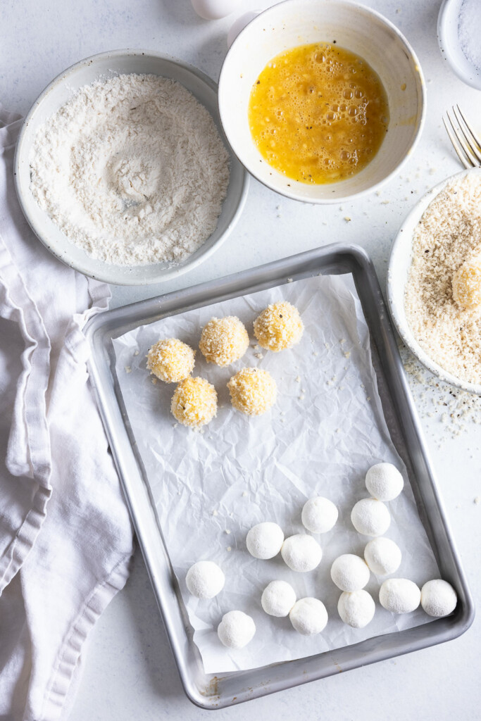 1_how to make fried goat cheese balls