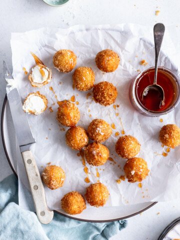 fried goat cheese bites