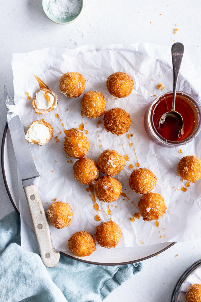 fried goat cheese bites