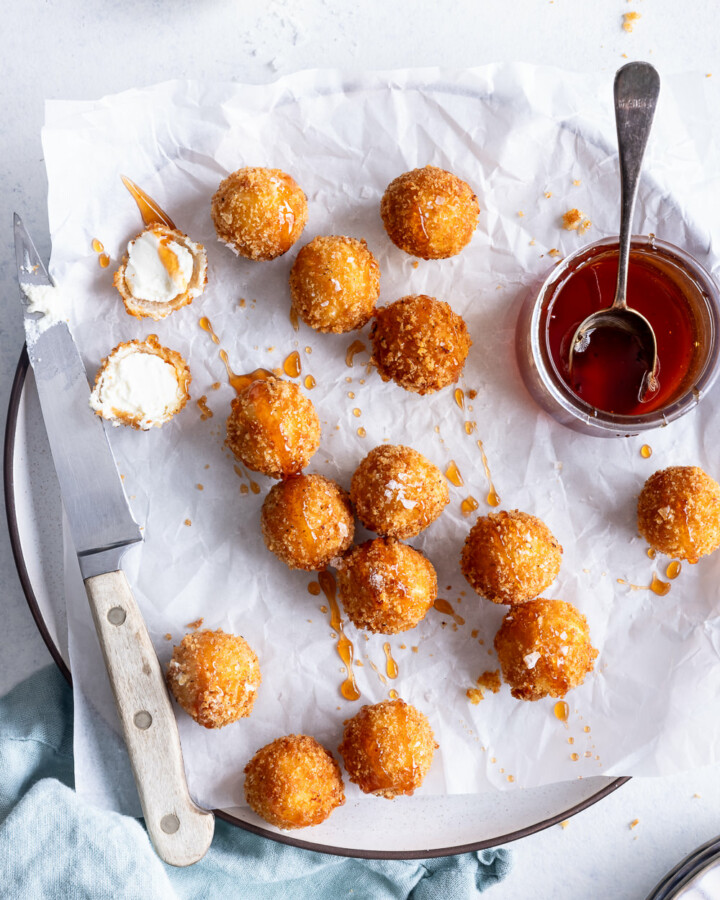 fried goat cheese bites