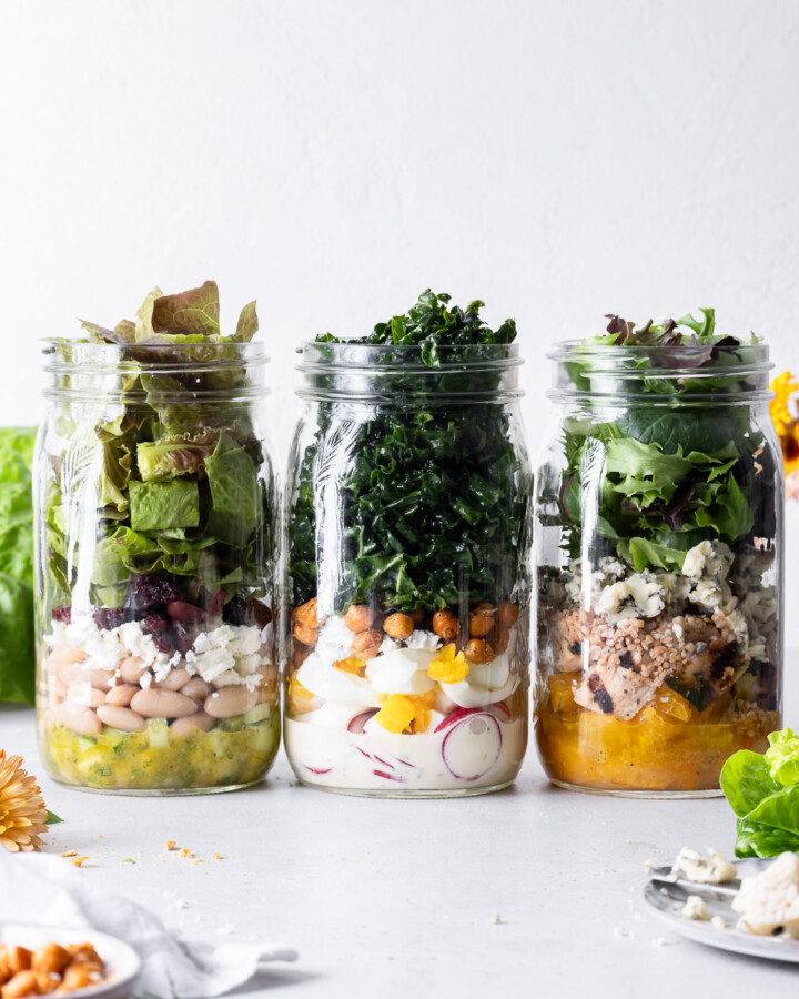 mason jar salads