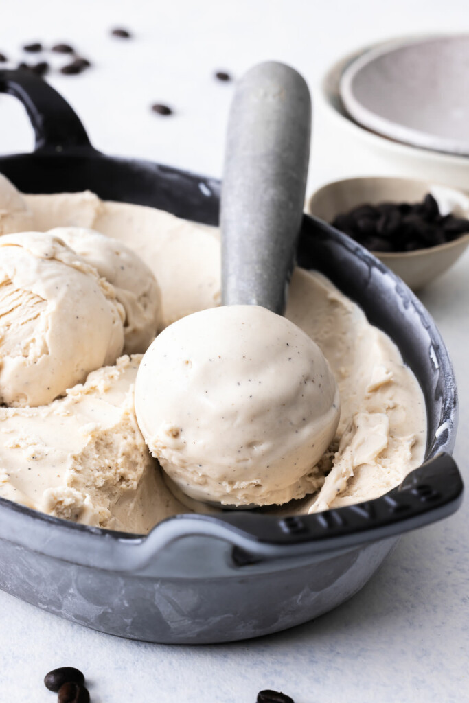 homemade coffee ice cream