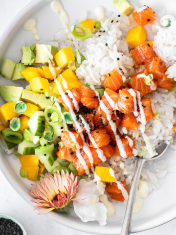 salmon poke bowl recipe