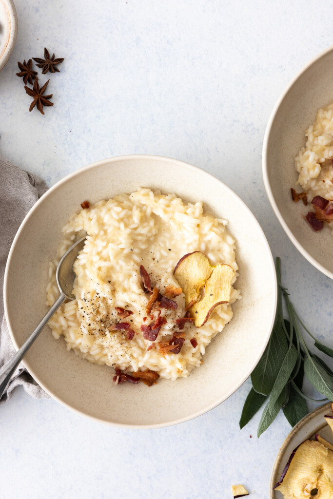 apple risotto