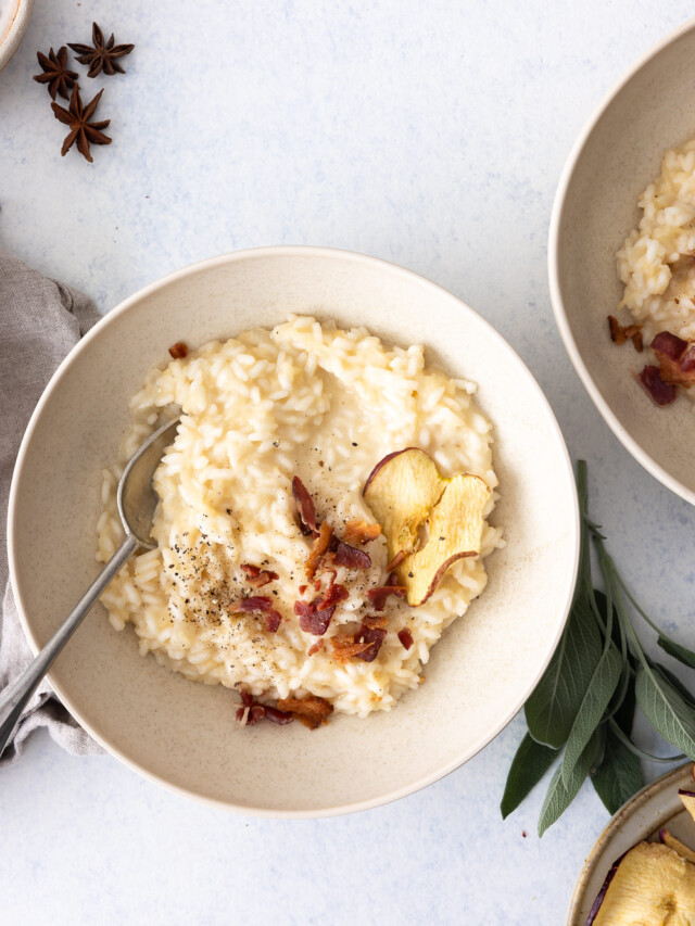 apple risotto