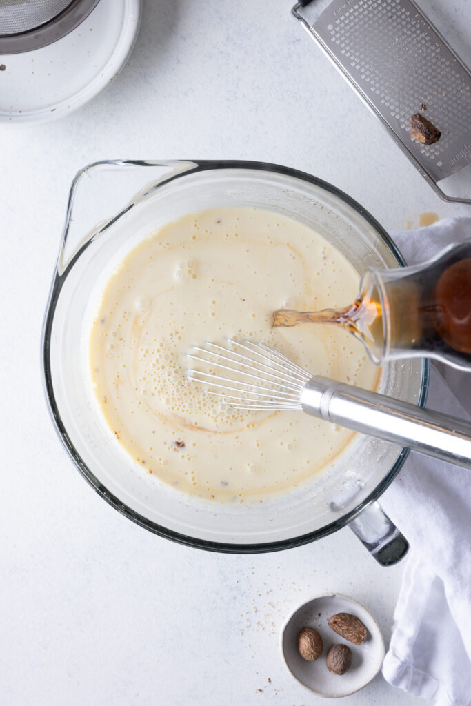 5_strain and spike eggnog with rum