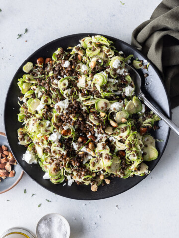 black lentil salad