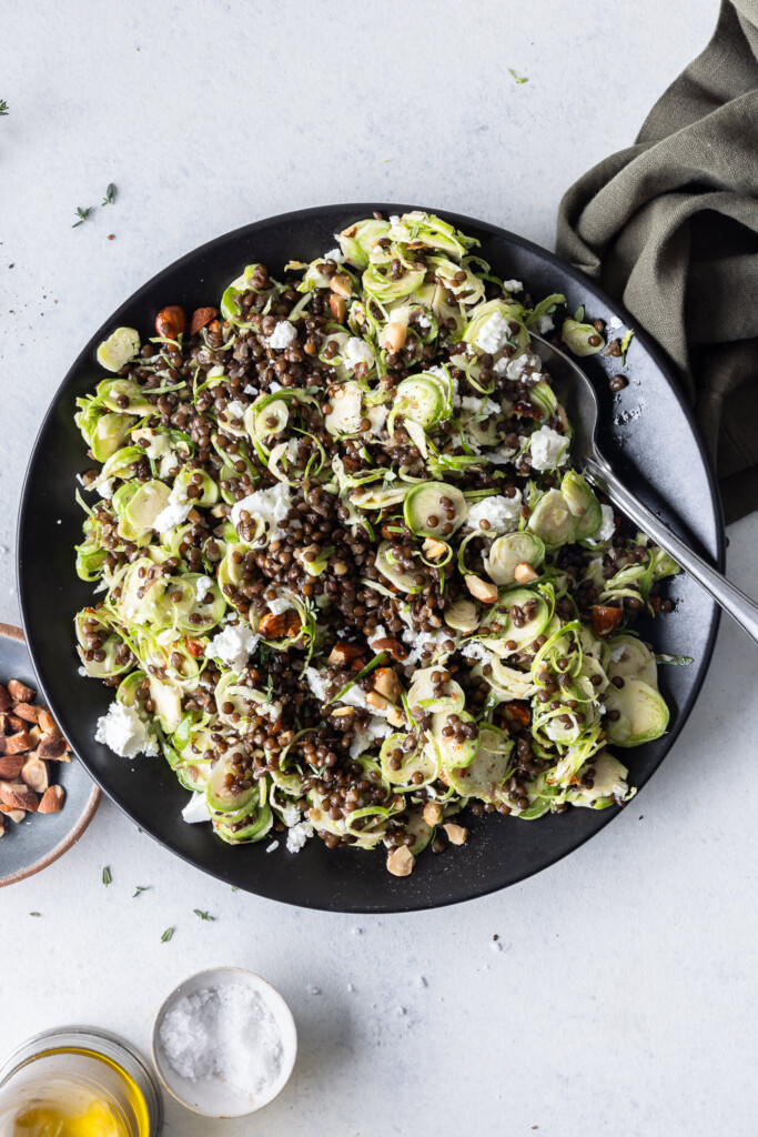 black lentil salad