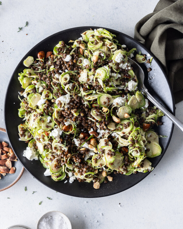 black lentil salad