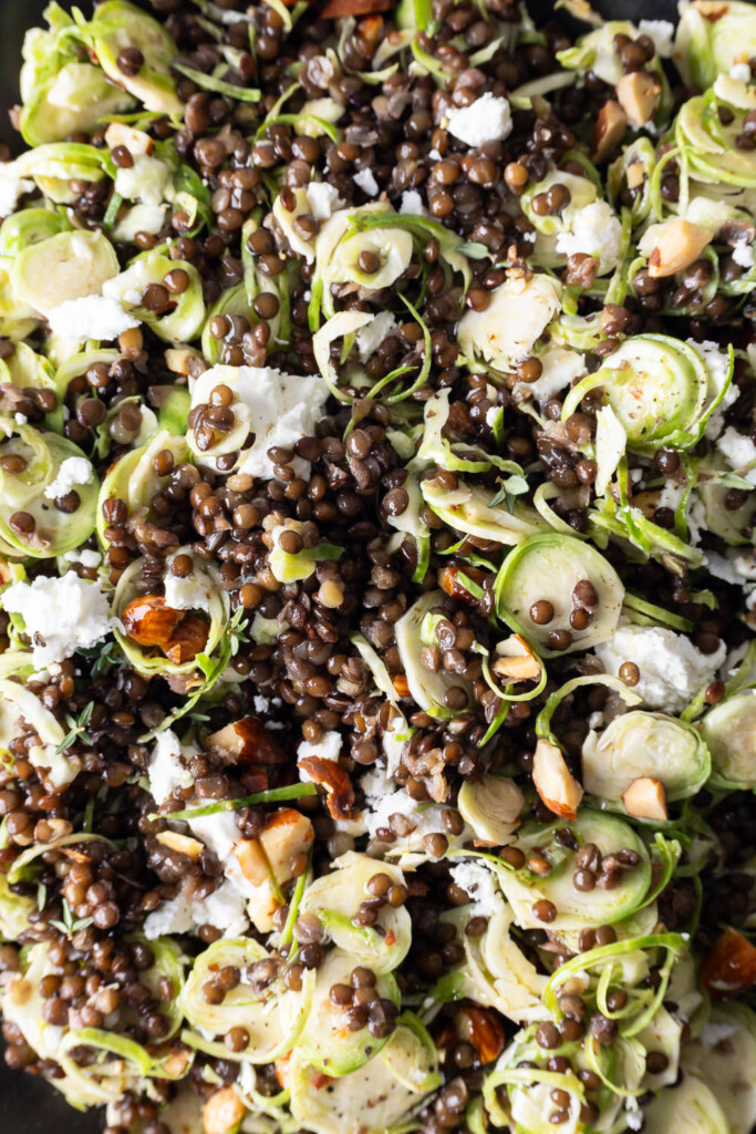 cold lentil salad