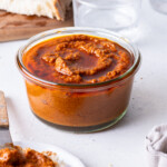 homemade almond romesco