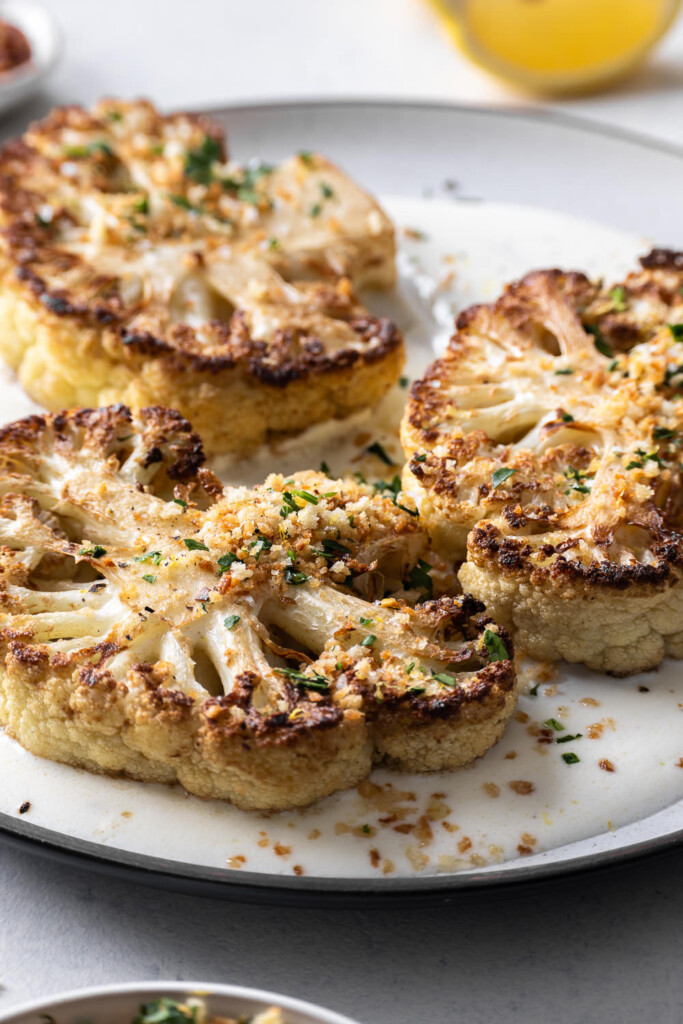 cumin butter cauliflower steaks recipe