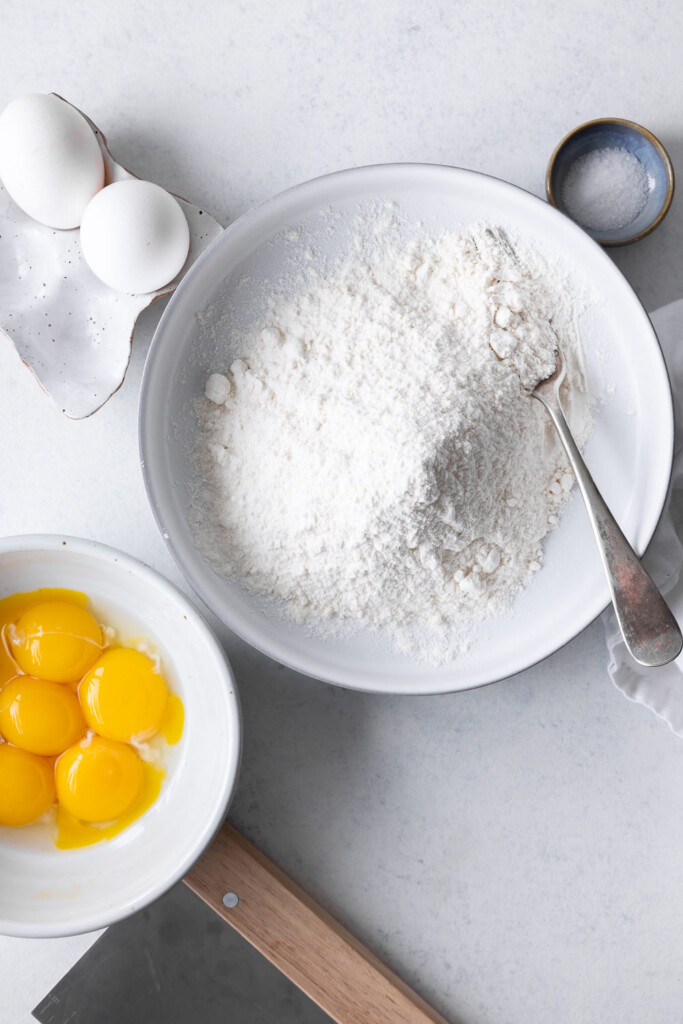 ingredients_flour, eggs, salt